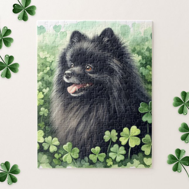 Puzzle Jour de la Saint Patrick noir de Poméranie (Créateur téléchargé)