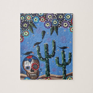 Puzzle Jour de l'art mexicain mort par Lori Everett