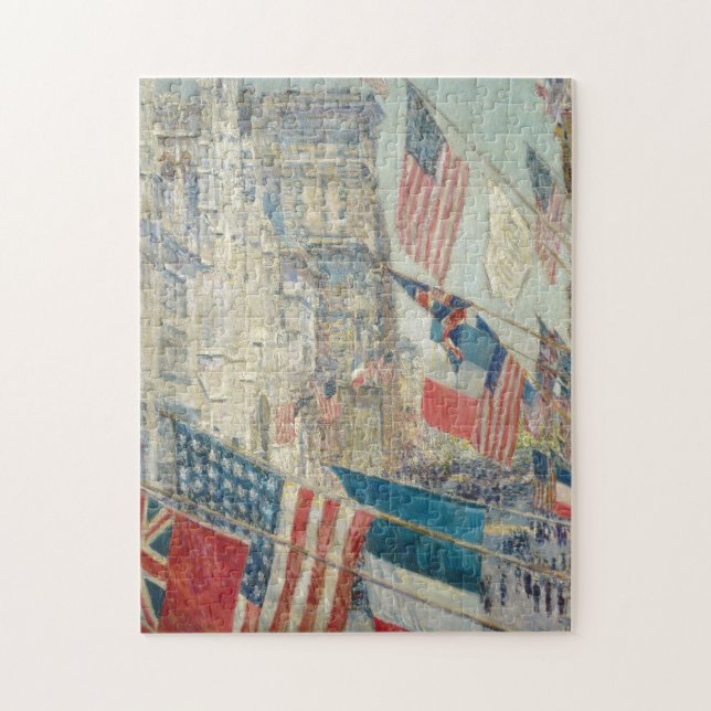 Puzzle Jour des Alliés | Childe Hassam (Vertical)