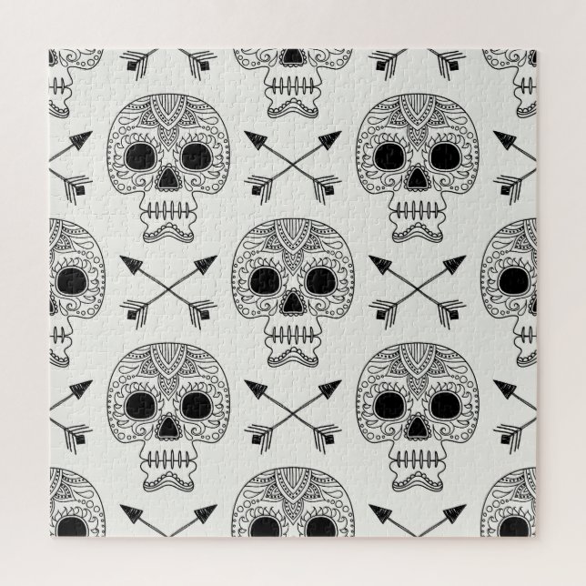 Puzzle Jour des Crânes Mexicains des Morts (Vertical)