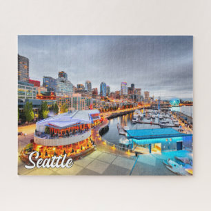 Puzzle Jour Nuageux À Seattle, Washington, États-Unis