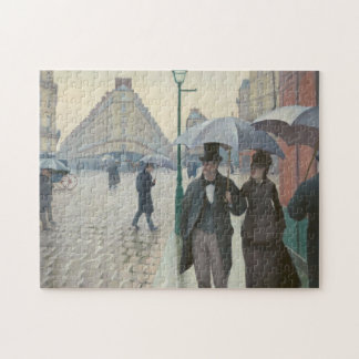 Puzzle Jour pluvieux de rue de Paris
