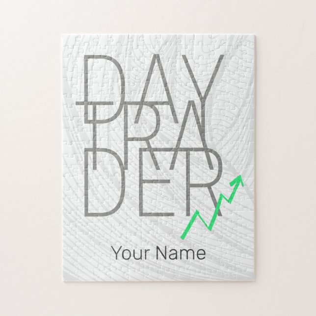 Puzzle Jour Trader et Cryptodevises Stock Exchange (Vertical)
