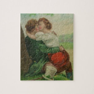 Puzzle Jour vintage de l'Irlande St Patrick Romance