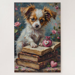 Puzzle Journaux secrets de la Saint-Valentin pour chien P
