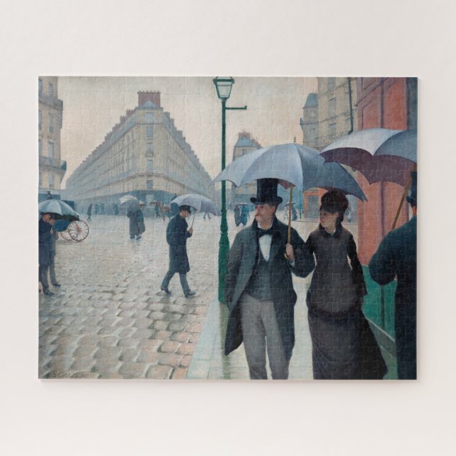 Puzzle Journée de la Pluie de Paris par Gustave Caillebot (Horizontal)