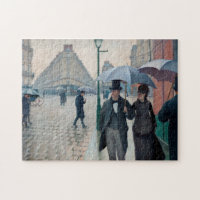 Journée de la Pluie de Paris par Gustave Caillebot