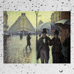Puzzle Journée de la Pluie de Paris par Gustave Caillebot<br><div class="desc">Paris Street, Rainy Day (alias Paris : A Rainy Day) (1877) de Gustave Caillebotte est un impressionnisme vintage de beaux-arts peinture urbaine. Un carrefour pavé près de la Gare Saint-Lazare, une gare du nord de Paris, France. Les gens marchent sous la pluie tenant des parapluies dans la ville. À propos...</div>