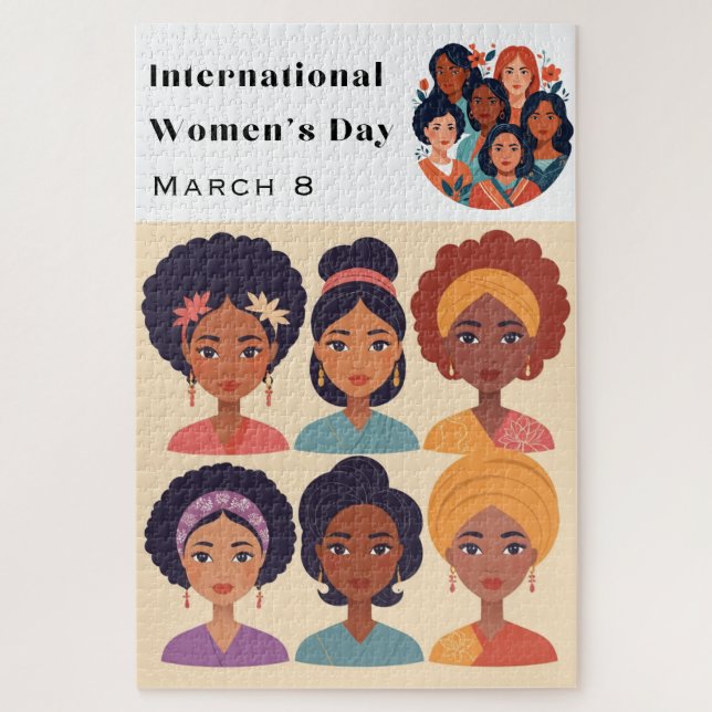 Puzzle Journée internationale des femmes 8 mars (Vertical)