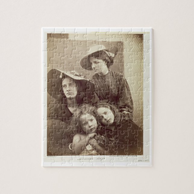 Puzzle Jours d'été, c.1866 (copie d'albumen d'un collodio (Vertical)