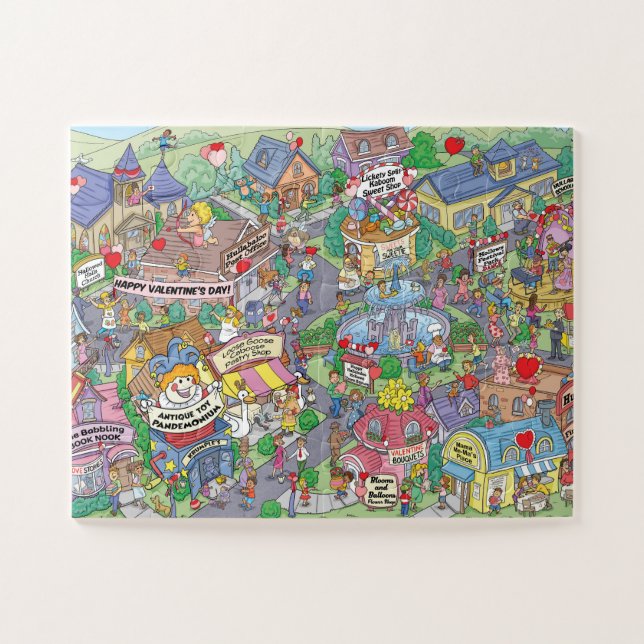 Puzzle Joyeuse Fête de la Saint-Valentin de Happy Hullaba (Horizontal)
