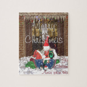 Puzzle Joyeuses fêtes de Noël loin de chez soi Inspiré A