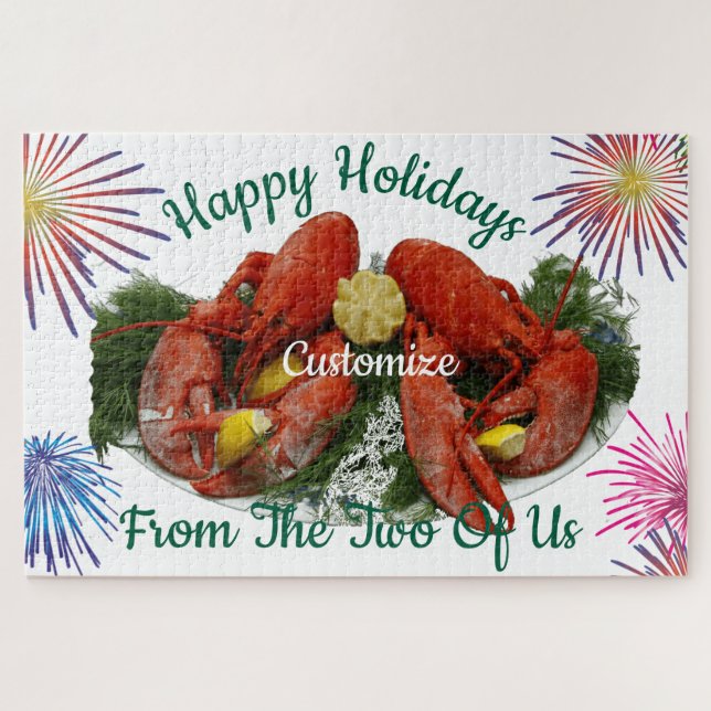 Puzzle Joyeuses fêtes Dîner de homard Thunder_Cove (Horizontal)