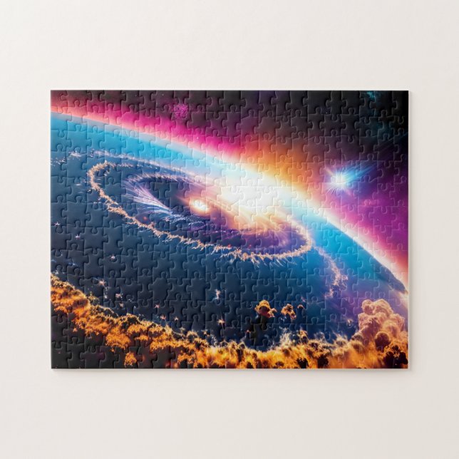 Puzzle Joyeuses tours de la Terre céleste (Horizontal)