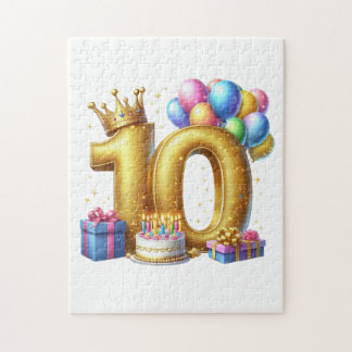 Puzzle Joyeux 10e Anniversaire