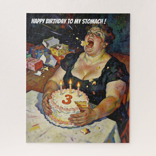 Puzzle Joyeux Anniversaire à Mon Ventre – Un Portrait de  (Vertical)