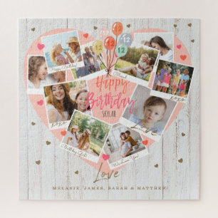 Puzzle Joyeux anniversaire Célébration Photo Scrapbook 