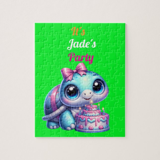 Puzzle Joyeux anniversaire personnalisé (Vertical)