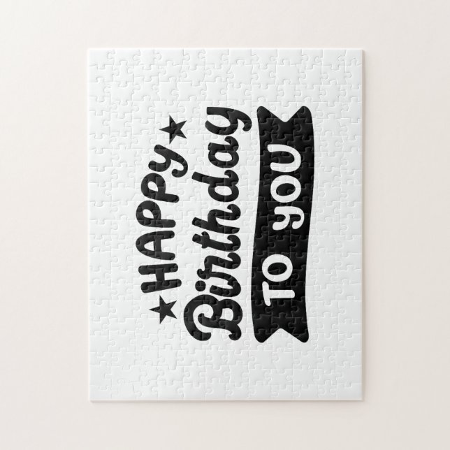 Puzzle Joyeux anniversaire pour vous (Vertical)