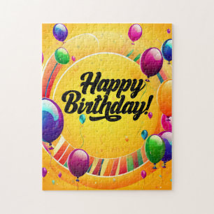 Puzzle Joyeux Anniversaire Vibrant