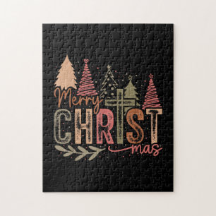 Puzzle Joyeux Christ Mas Noël Foi Chrétienne Jésus C