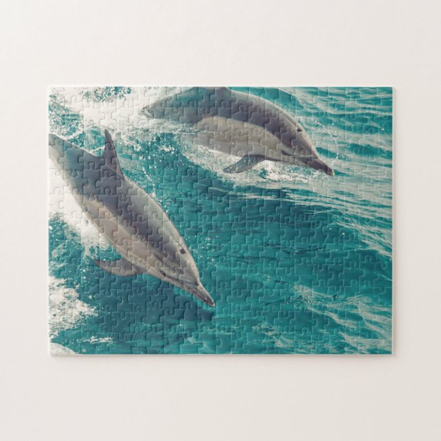 Puzzle Joyeux dauphins (Horizontal)