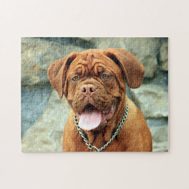 Puzzle Joyeux Dogue de Bordeaux (Horizontal)