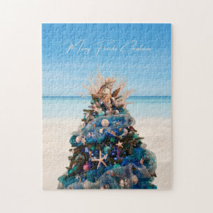 Puzzle Joyeux Floride Noël Tropical Beach Holiday Tree