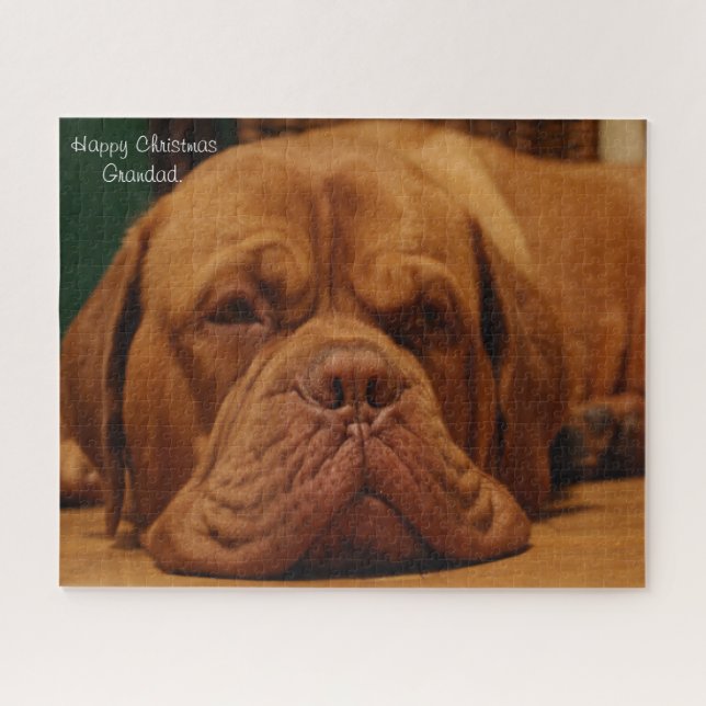 Puzzle Joyeux Grand-Père de Noël. (Horizontal)