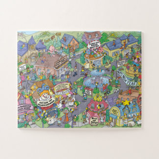 Puzzle Joyeux Hullabaloo Hollows Jour de l'An