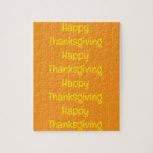 Puzzle Joyeux jour de Thanksgiving casse-tête 