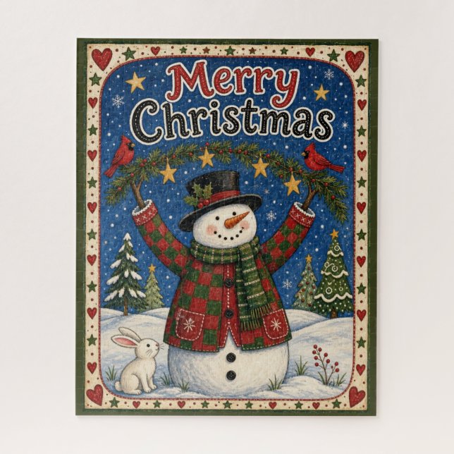 Puzzle Joyeux Noël (Vertical)