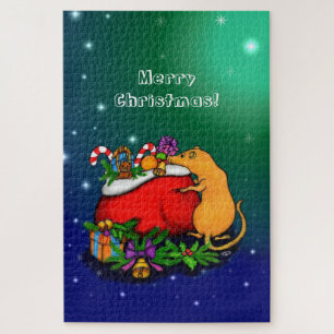 Puzzle Joyeux Noël avec Rat Prince