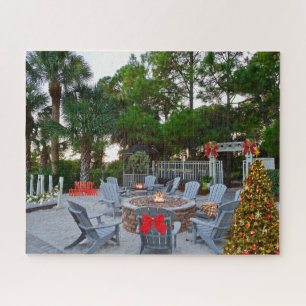 Puzzle Joyeux Noël Hilton Head Island Fire Pit