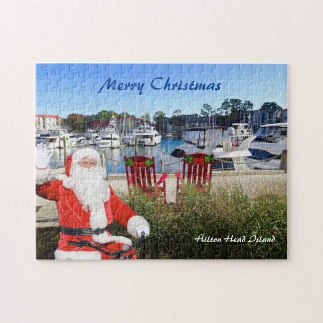 Puzzle Joyeux Noël Hilton Head Island Harbour Town (Horizontal)