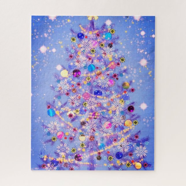 Puzzle Joyeux Noël - Sapin de Noël - Beau (Vertical)