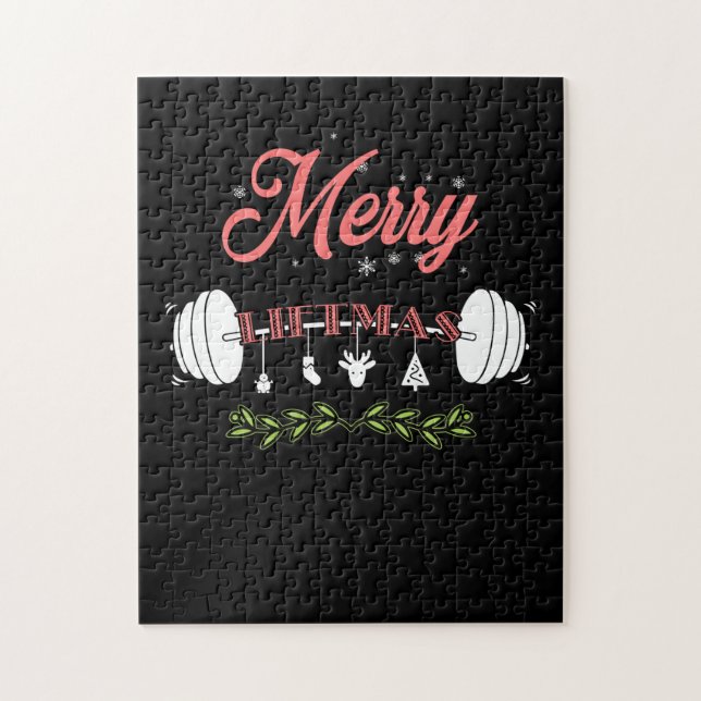 Puzzle Joyeux Noël Vilain Sweat de Noël Père Noël (Vertical)