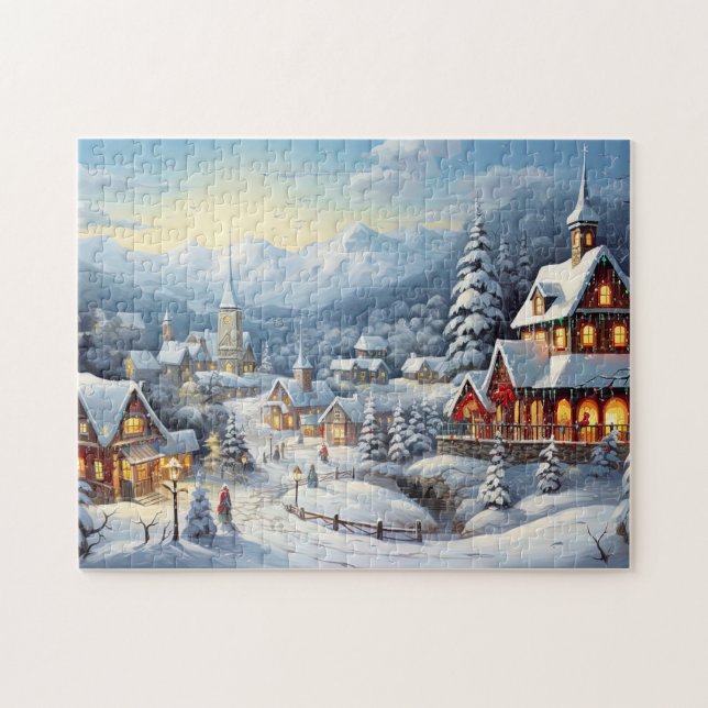 Puzzle Joyeux Noël vintage (Horizontal)