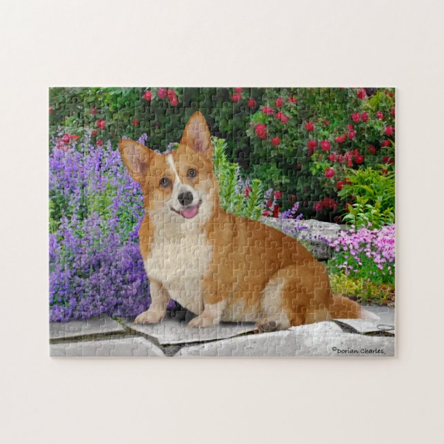 Puzzle "Joyeux petit Corgi" (Horizontal)