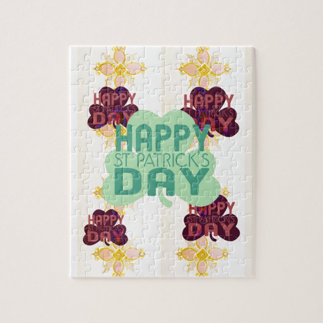 Puzzle Joyeux Saint Patrick's Day Lovely Art Print (Vertical)