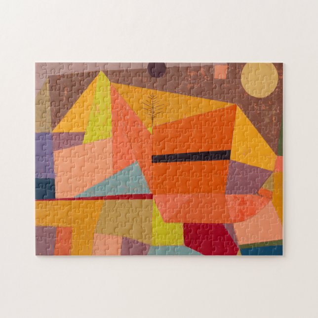 Puzzle Joyful Mountain Landscape  1929  by Paul Klee (Horizontal)