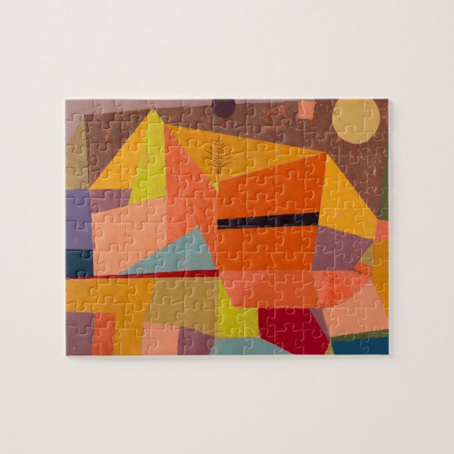 Puzzle Joyful Mountain Landscape  1929  by Paul Klee (Horizontal)