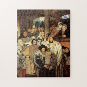 Puzzle Juifs priant par Maurycy Goettlieb - vers 1878