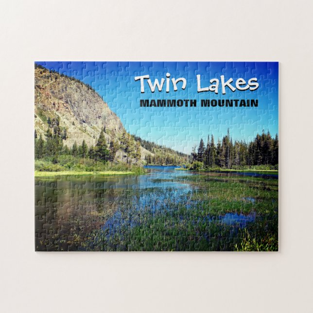 Puzzle jumeau de lacs mammoth Mountain (Horizontal)