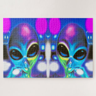 Puzzle jumeaux Aliens