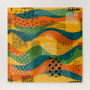 Puzzle Jumelage de mode : l'art Abstrait