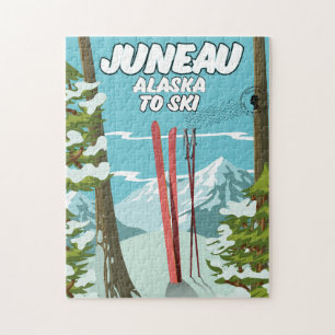 Puzzle Juneau Alaska Pour Skier