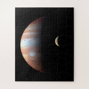 Puzzle Jupiter Géant Gaz Planète & Io Galilée Lune
