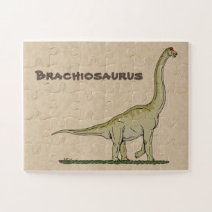 Puzzle Jurassique Dinosaure Brachiosaurus