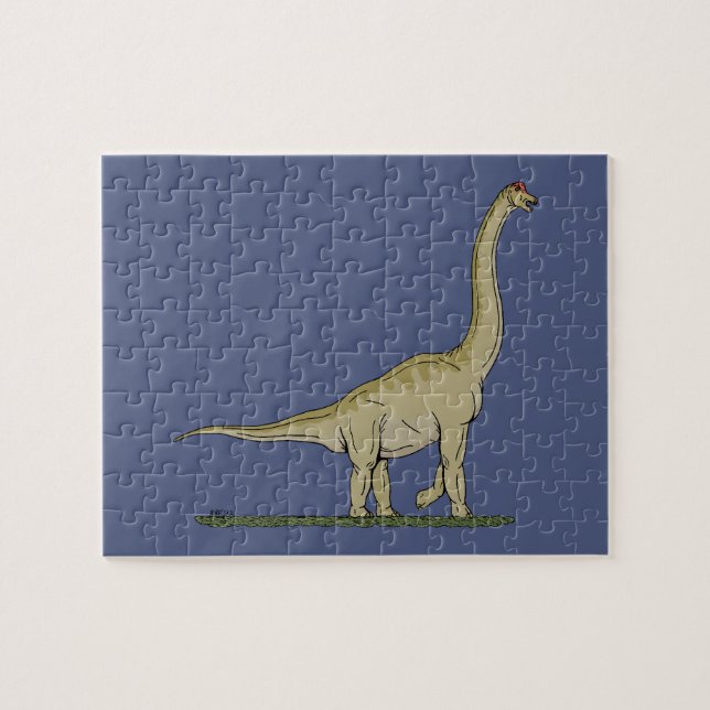 Puzzle Jurassique Dinosaure Brachiosaurus (Horizontal)